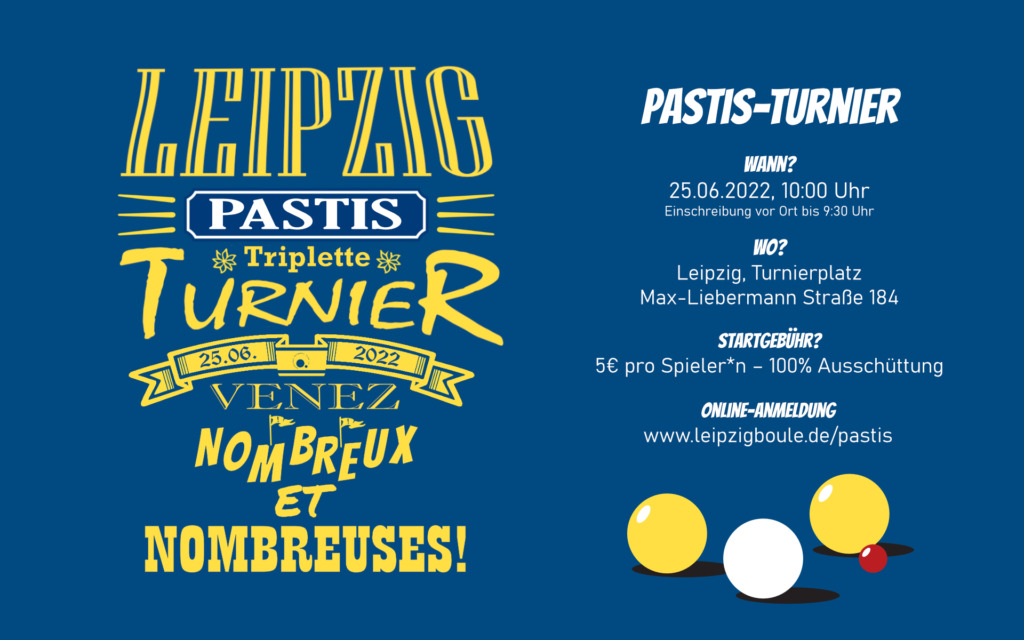 Pastis-Turnier Einladung 2022
