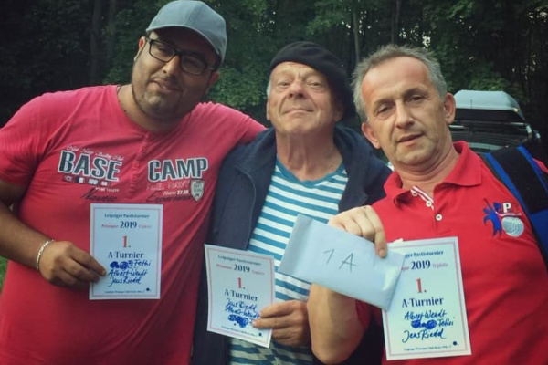 Fethi, Albert und Jens: Die Gewinner des Pastisturnier 2019